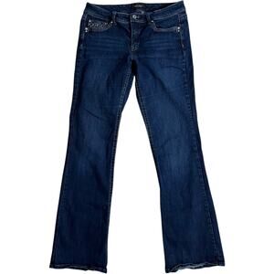 White House Black Market Blanc Noir Bootcut Jeans Size 10R